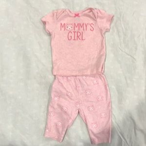 Baby girl pajama set